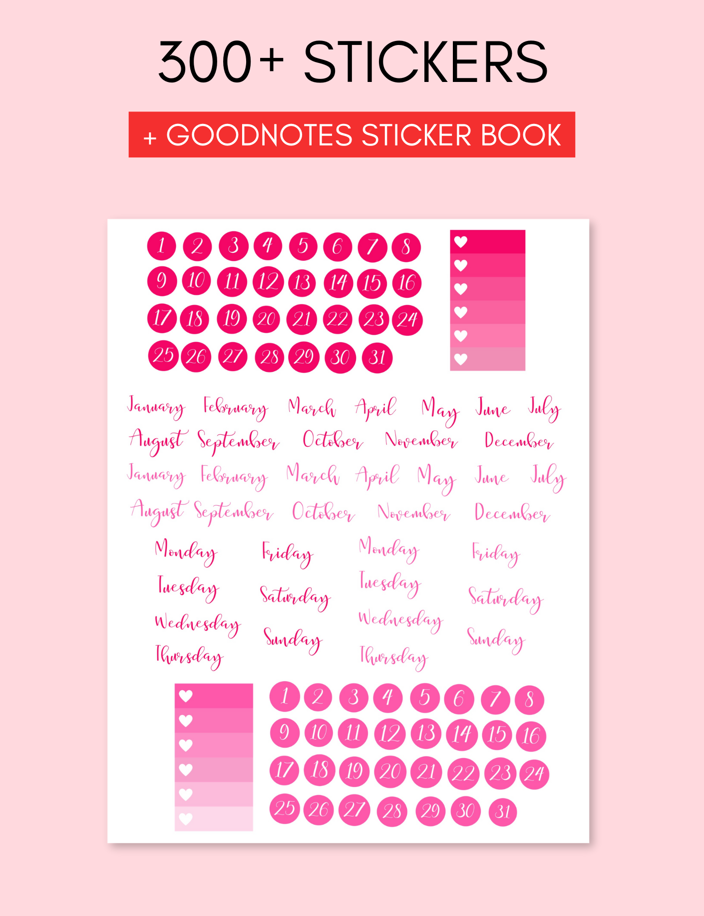 Digital Valentine's Day Stickers