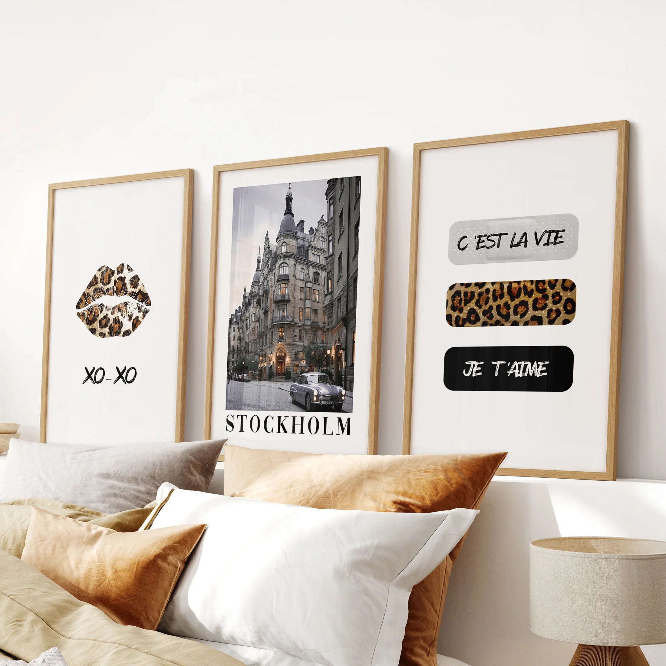 Retro Coquette Aesthetic Decor. Set of 3 Fashion Art Prints