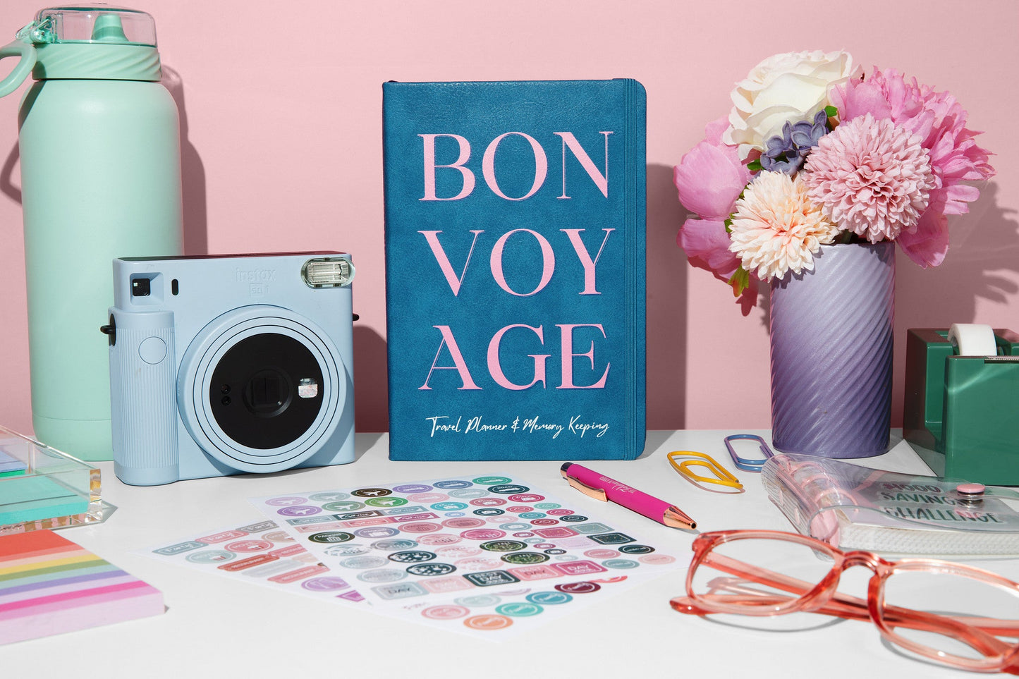 Bon Voyage Travel Journal | Vacation Planner & Memory Keeping Book