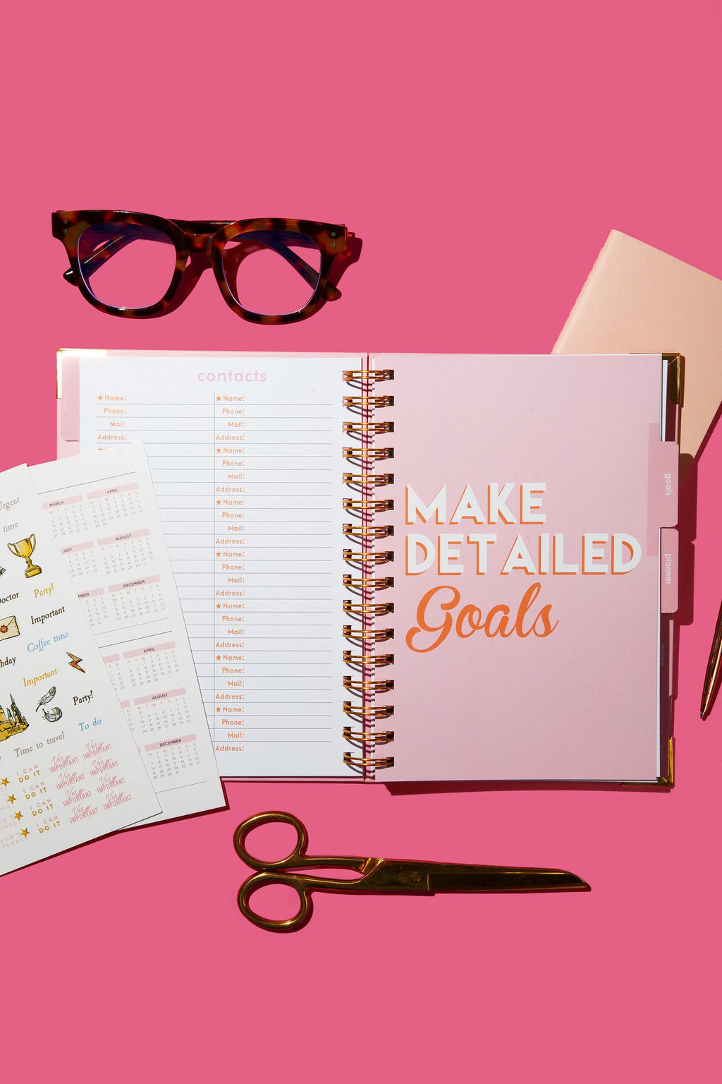 The Ultimate Goal Planner | Undated Weekly & Daily Planner | Goal Setting Planner