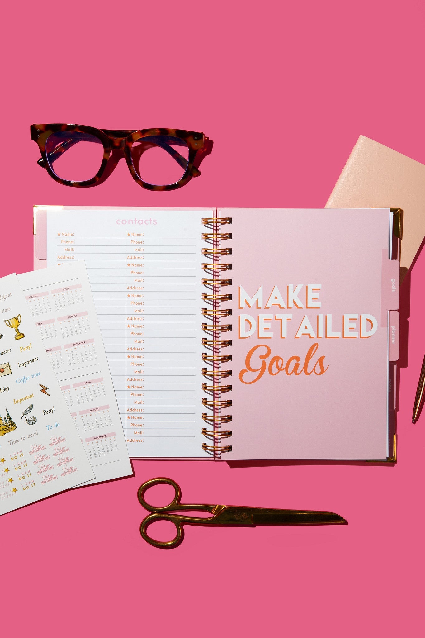 The Ultimate Goal Planner | Undated Weekly & Daily Planner | Goal Setting Planner