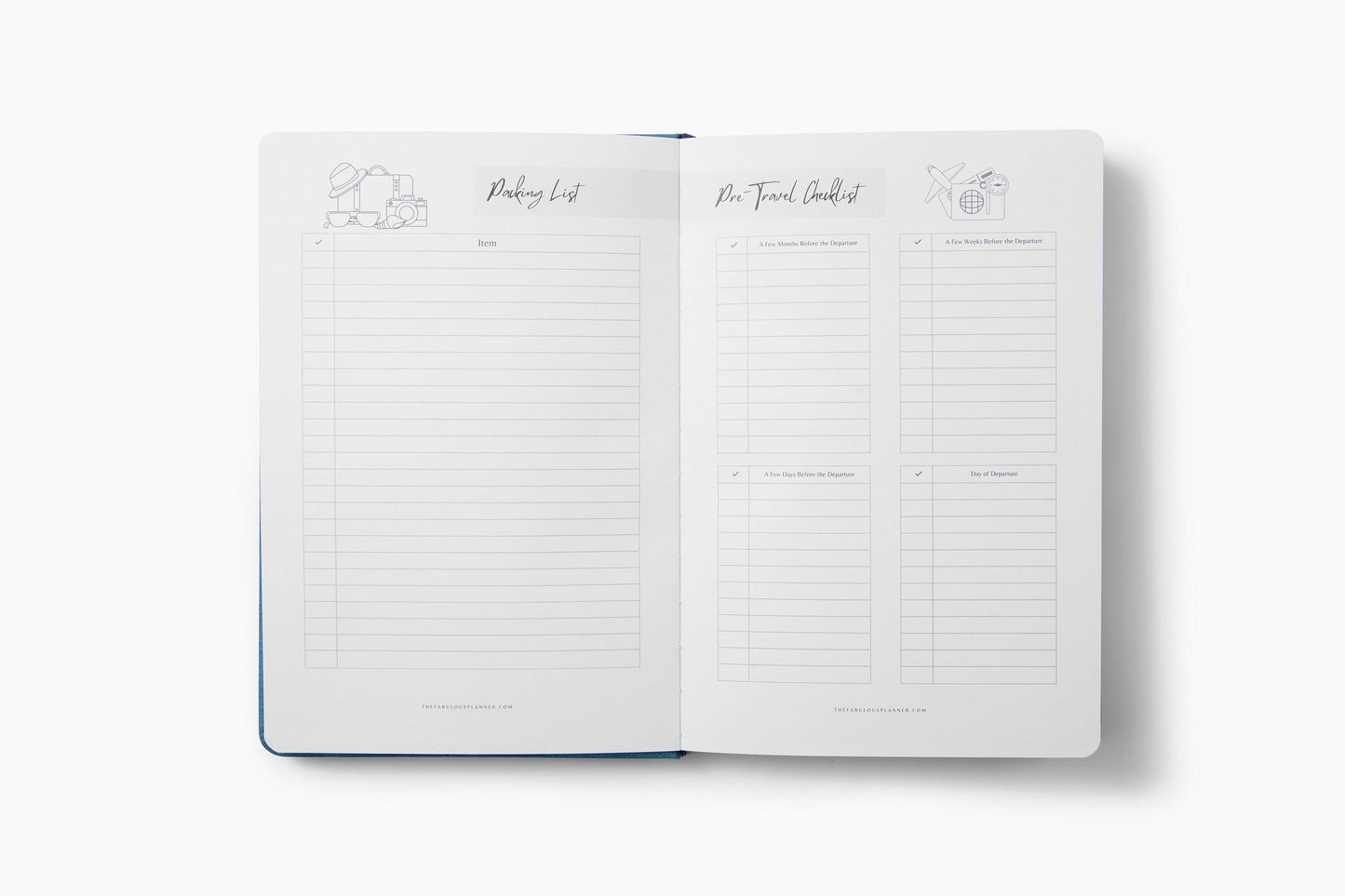 Bon Voyage Travel Journal | Vacation Planner & Memory Keeping Book