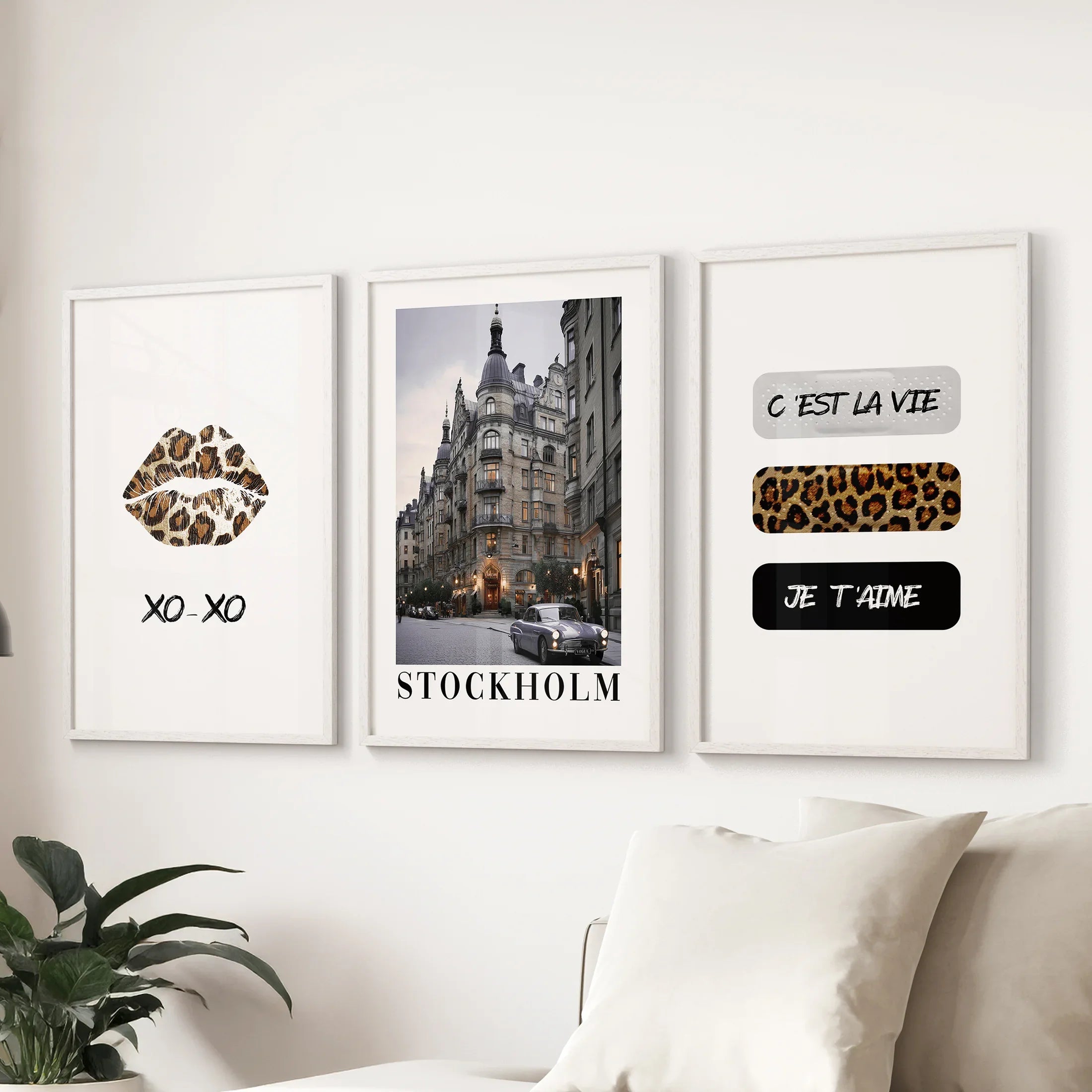 Retro Coquette Aesthetic Decor. Set of 3 Fashion Art Prints