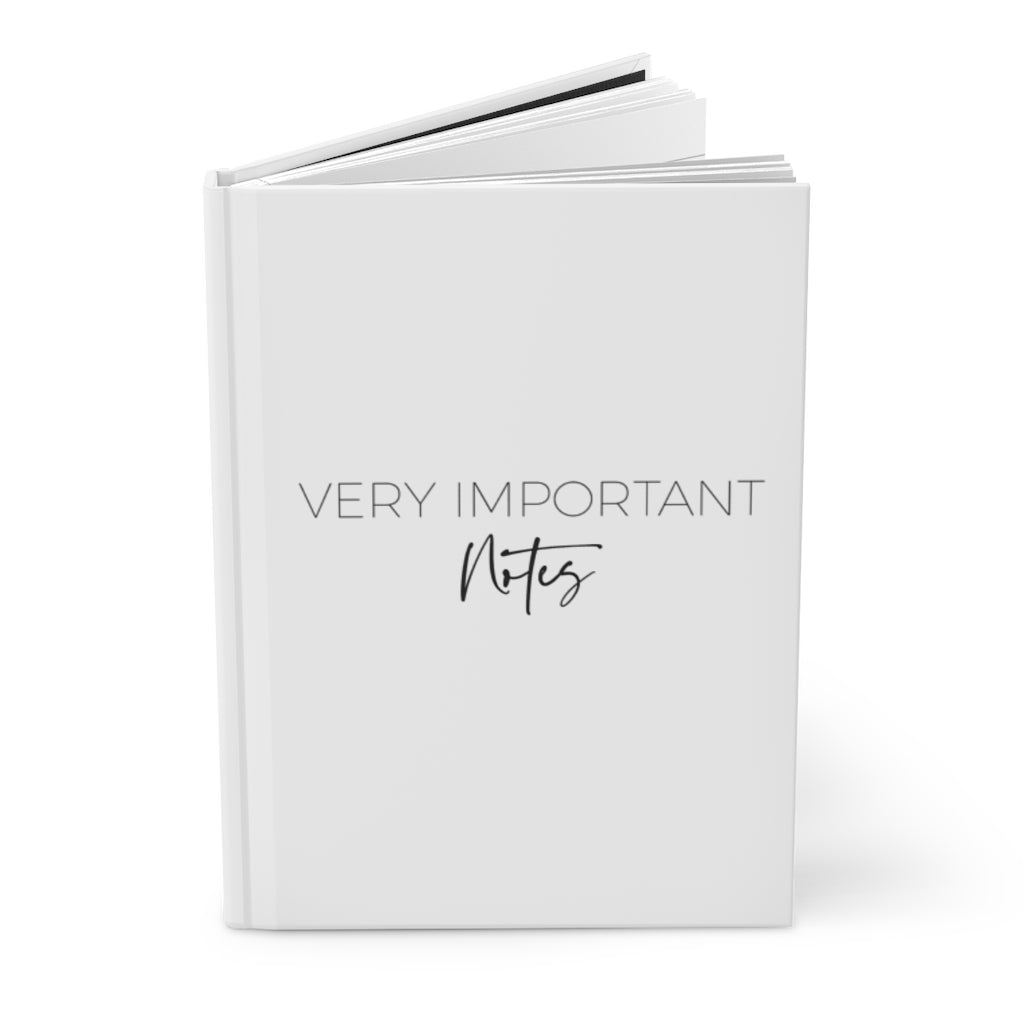 Very Important Notes - Hardcover Journal Matte