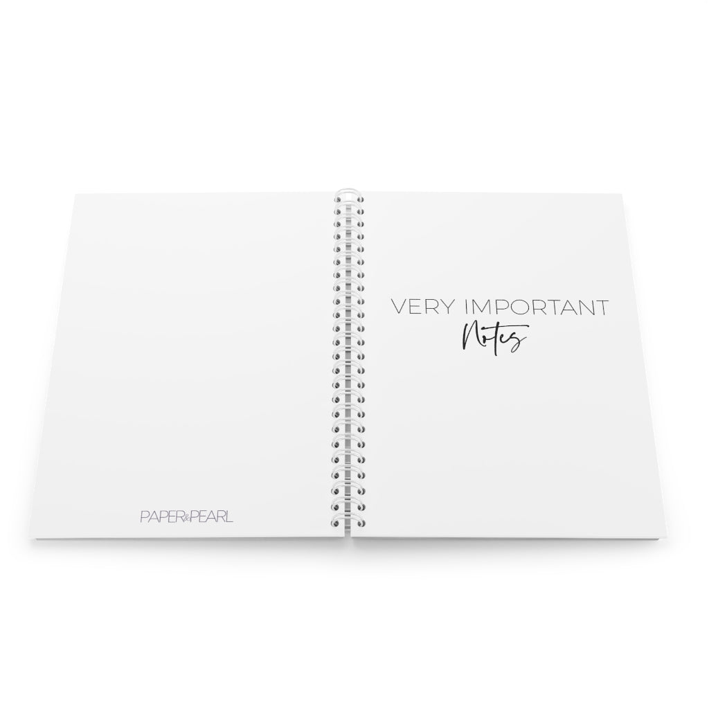 Very Important Notes - Spiral Notebook