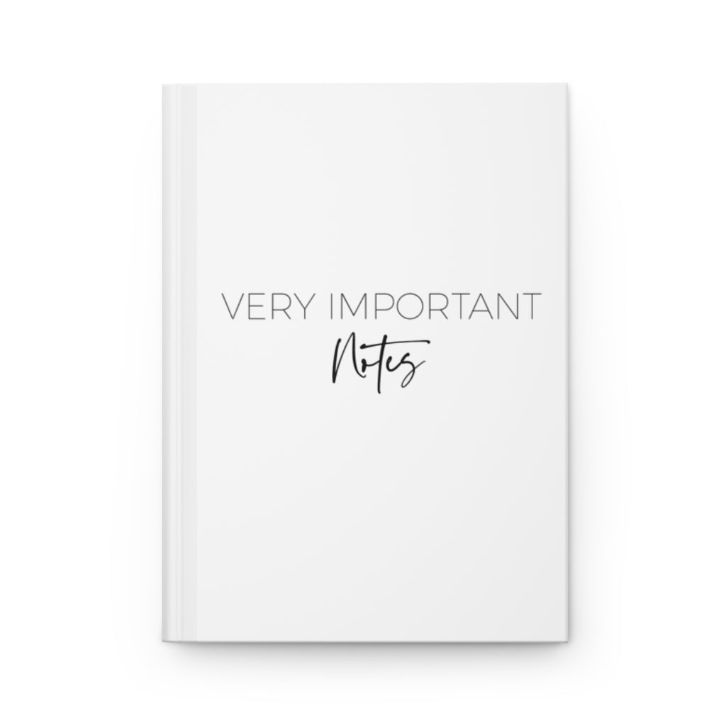 Very Important Notes - Hardcover Journal Matte