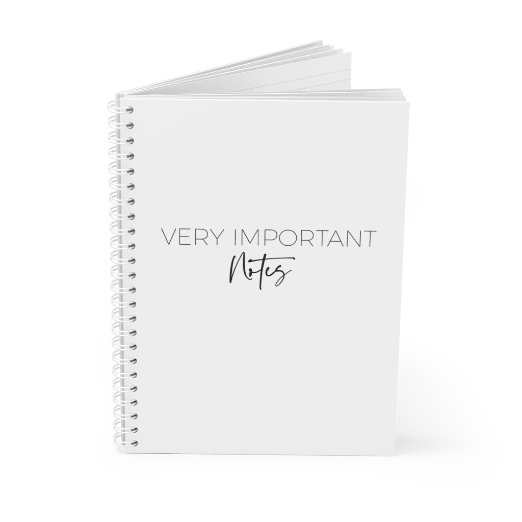 Very Important Notes - Spiral Notebook