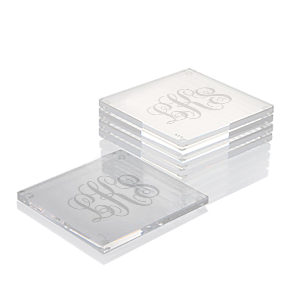 Acrylic Coaster Set of Four