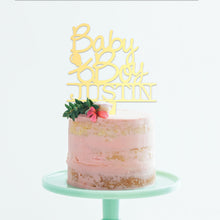 Load image into Gallery viewer, Personalized Baby Boy Cake Topper
