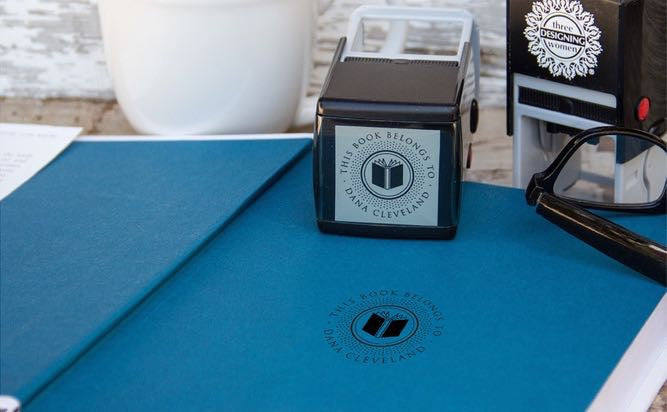 Custom Book Lovers Stamp CS3679