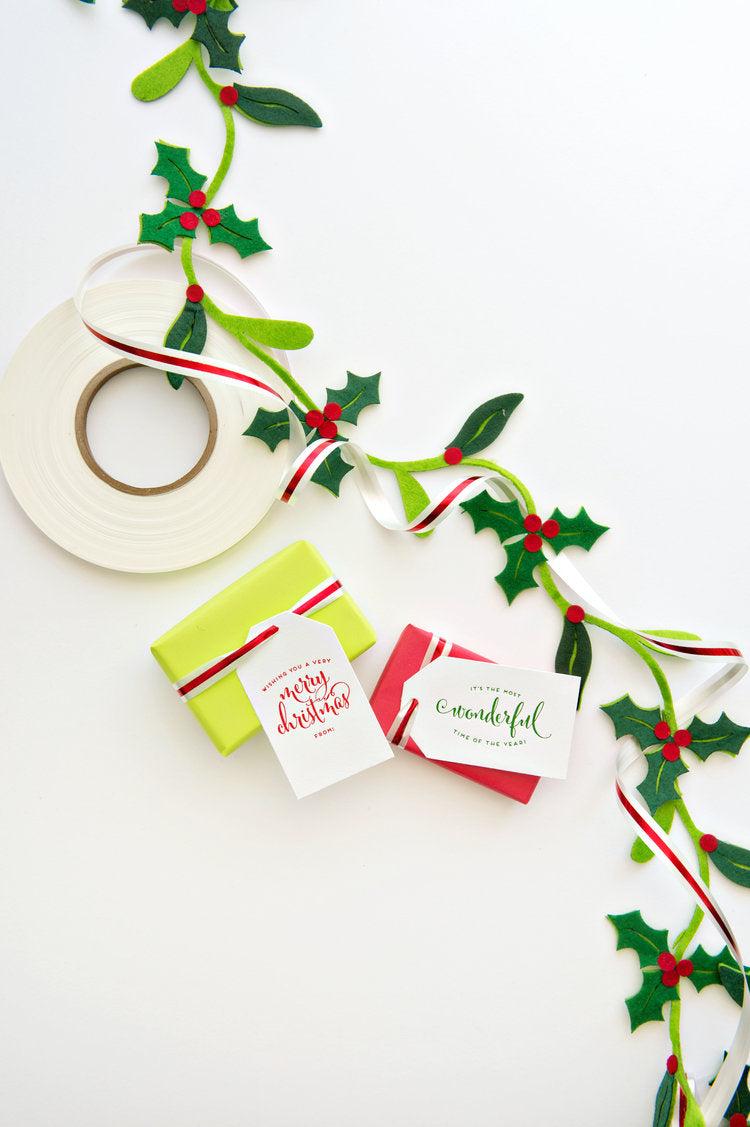 Christmas + Wonderful Time Gift Tags