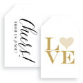 Love + Cheers Gift Tags