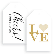 Load image into Gallery viewer, Love + Cheers Gift Tags

