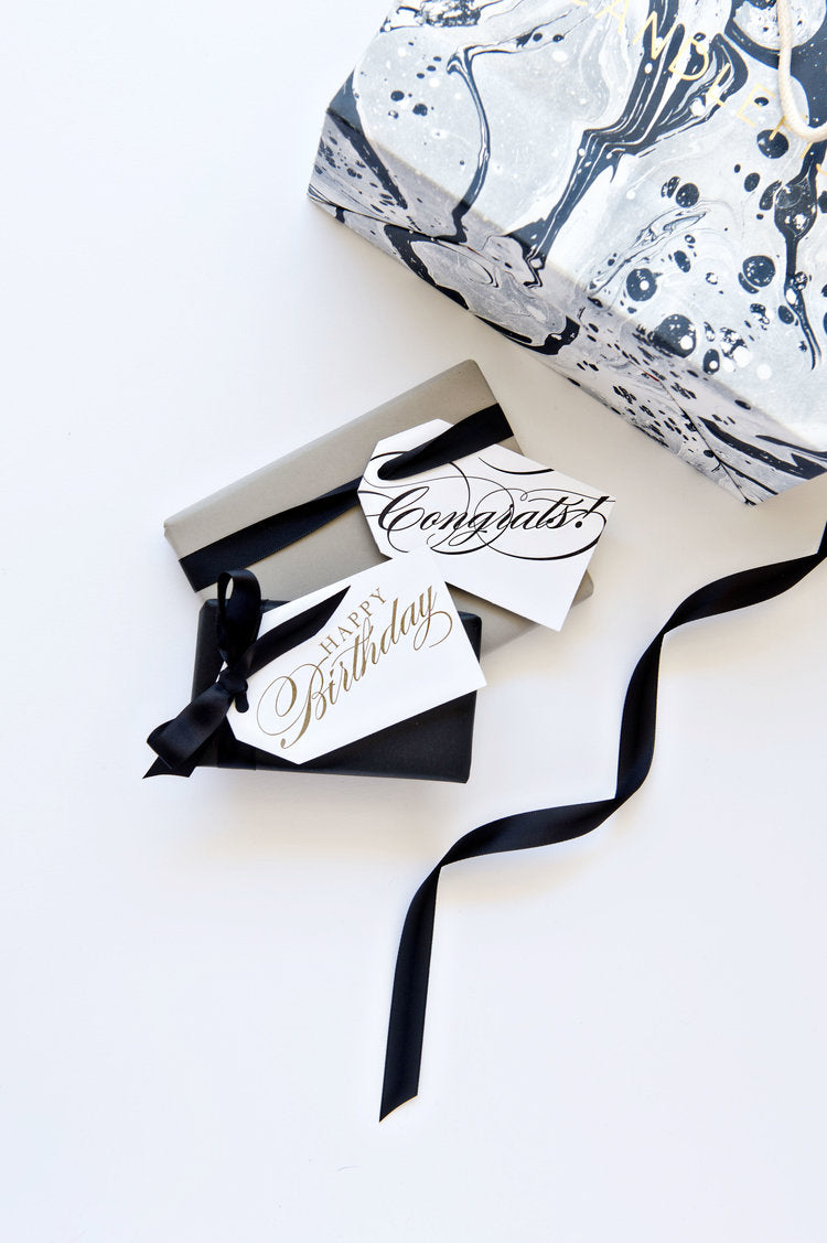 Congrats + Happy Birthday Gift Tags
