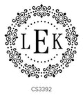 Custom Monogram Stamp CS3392