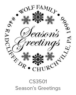 Custom Holiday Stamp CS3501