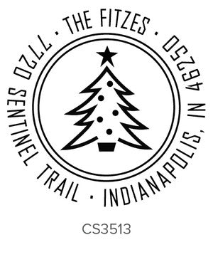 Custom Holiday Stamp CS3513