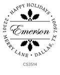 Custom Holiday Stamp CS3514