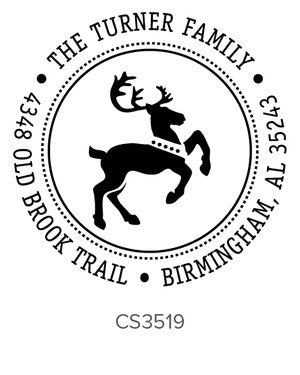 Custom Holiday Stamp CS3519