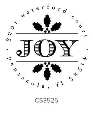 Custom Holiday Stamp CS3525