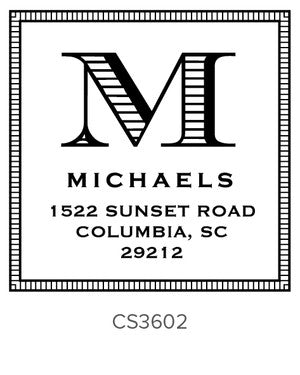Custom Address Stamp CS3602