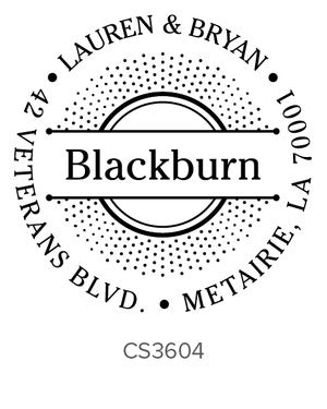 Custom Address Stamp CS3604