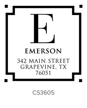 Custom Address Stamp CS3605