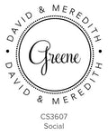 Custom Social Stamp CS3607