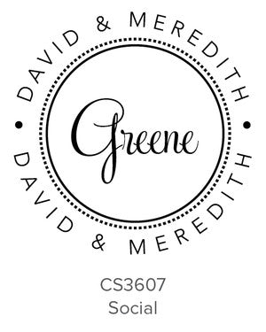 Custom Social Stamp CS3607