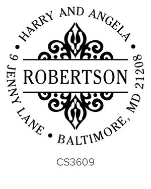 Custom Address Stamp CS3609