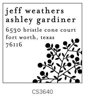 Custom Address Stamp CS3640