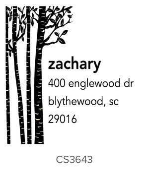 Custom Address Stamp CS3643