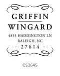 Custom Address Stamp CS3645