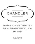 Custom Address Stamp CS3648