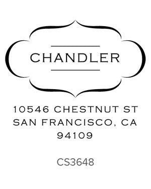 Custom Address Stamp CS3648