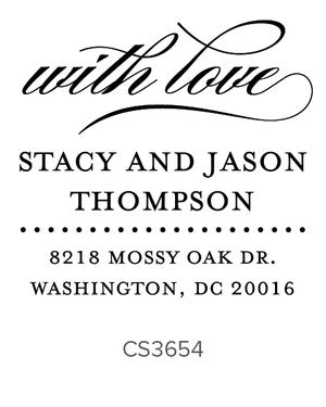 Custom Address Stamp CS3654