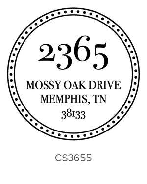 Custom Address Stamp CS3655