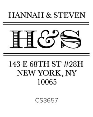 Custom Address Stamp CS3657