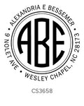 Custom Address Stamp CS3658