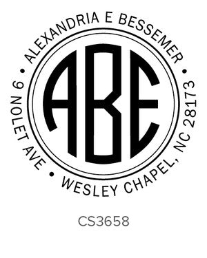 Custom Address Stamp CS3658