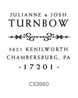 Custom Address Stamp CS3660