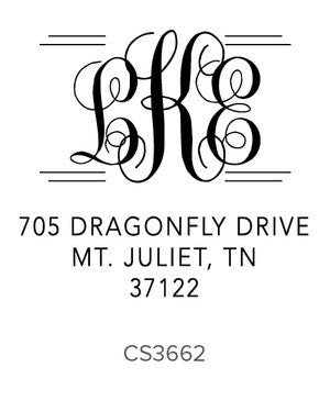Custom Address Stamp CS3662