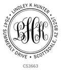 Custom Address Stamp CS3663