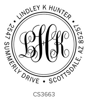 Custom Address Stamp CS3663