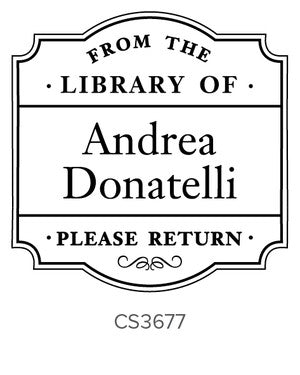 Custom Book Lovers Stamp CS3677