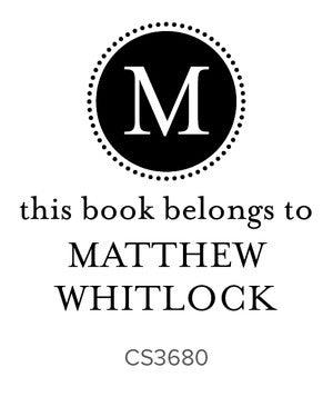 Custom Book Lovers Stamp CS3680