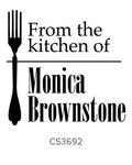 Custom Kitchen + Craft Stamp CS3692