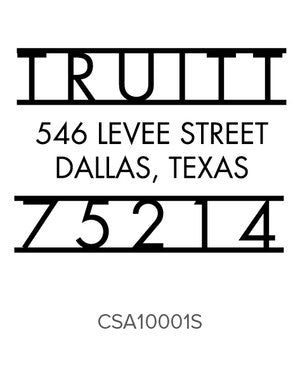 Custom Address Stamp 10001S