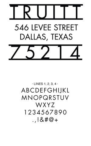 Custom Address Stamp 10001S