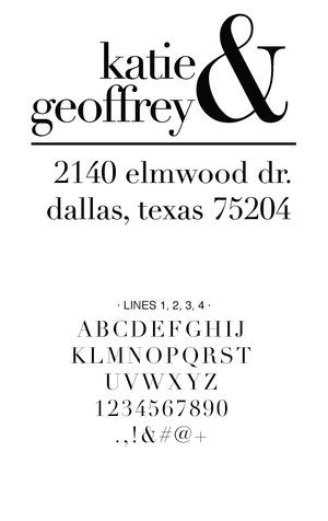 Custom Address Stamp 10002S